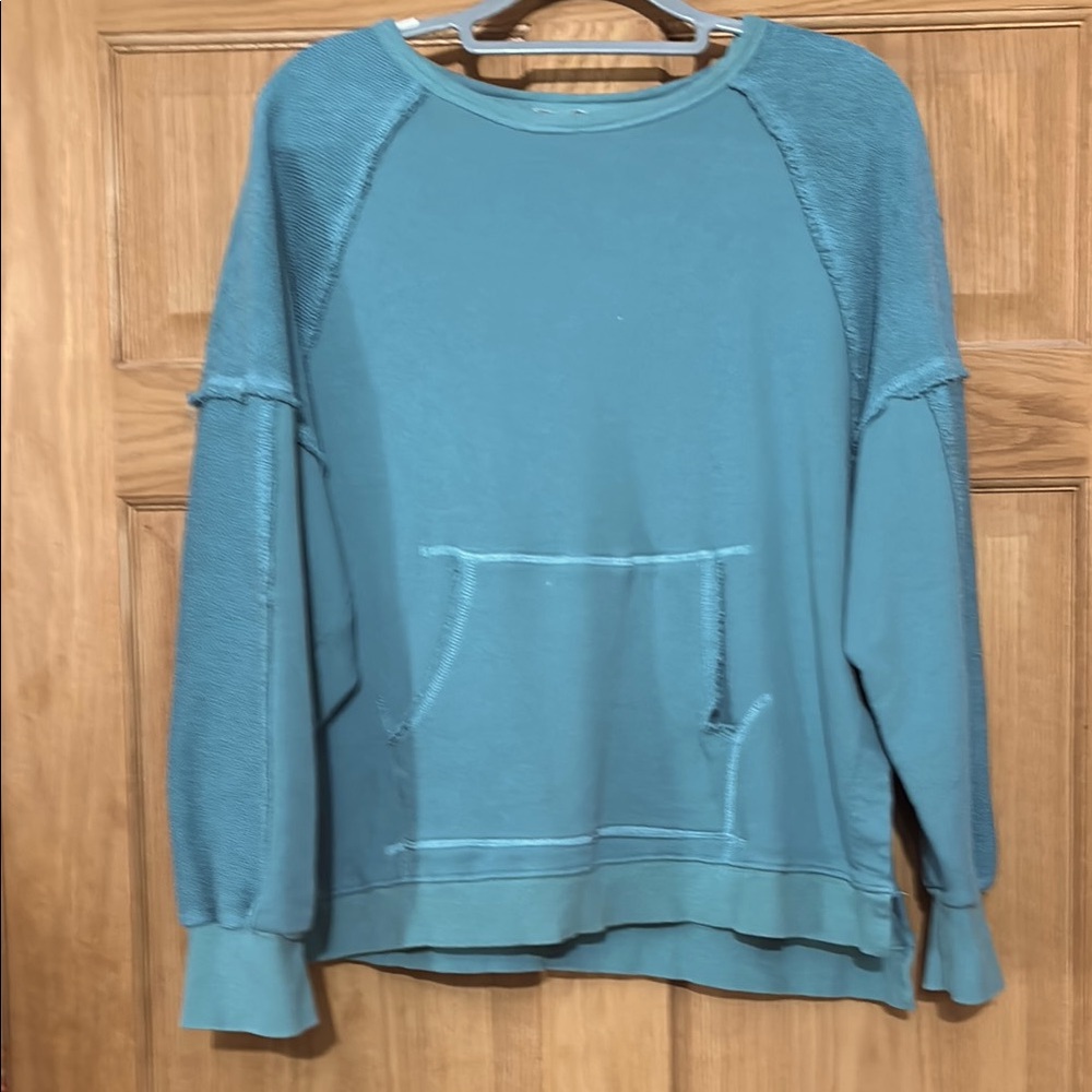 Teal Long Sleeve Sweatshirt